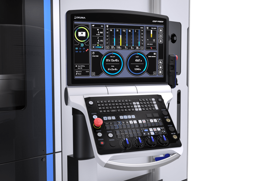 Okuma’s new OSP-P500 supports sustainable process integration