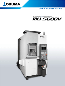 MU-S600V Brochure