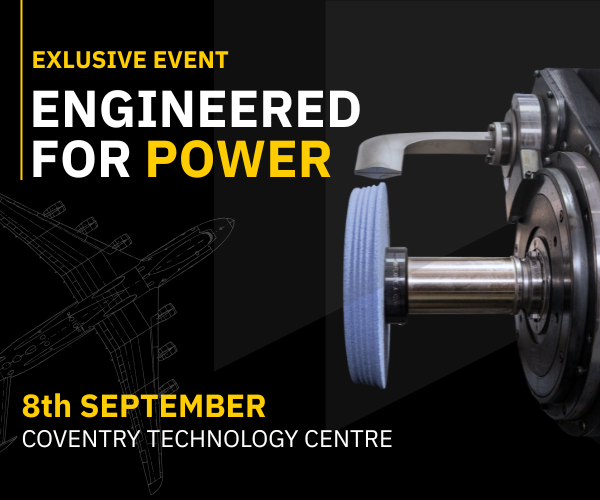 RR event image - web (600 x 500 px) (1) Aerospace Event banner showing Makino G5 grinder